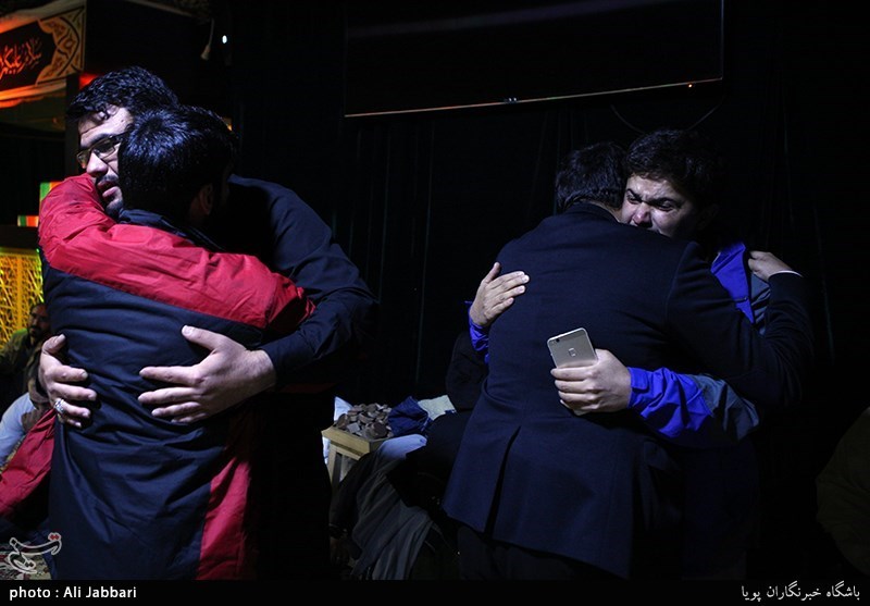 وداع با پیکر شهید مدافع حرم مهدی موحدنیا