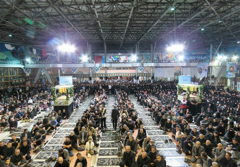 مراسم وداع با شهدای مدافع حرم در رشت