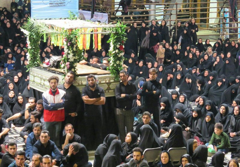 مراسم وداع با شهدای مدافع حرم در رشت