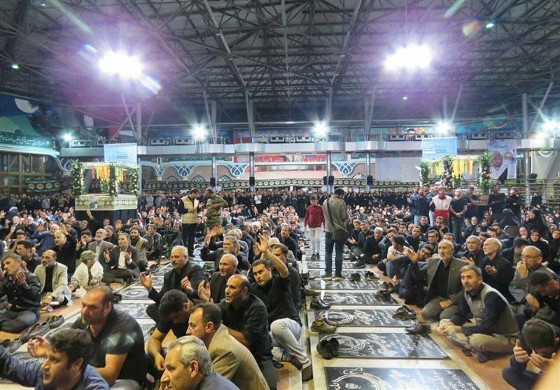 مراسم وداع با شهدای مدافع حرم در رشت