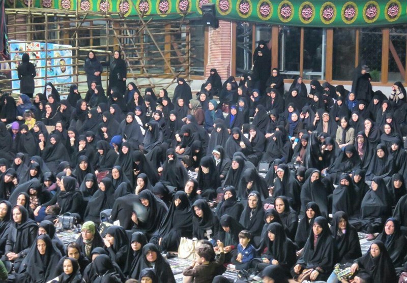 مراسم وداع با شهدای مدافع حرم در رشت