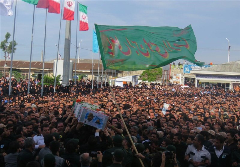 تشییع شهید بابک نوری