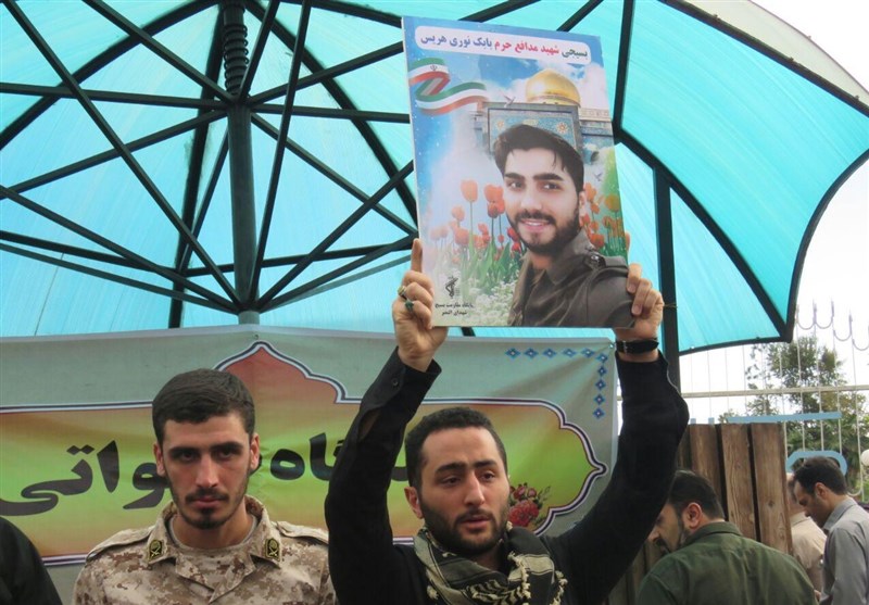 تشییع شهید بابک نوری