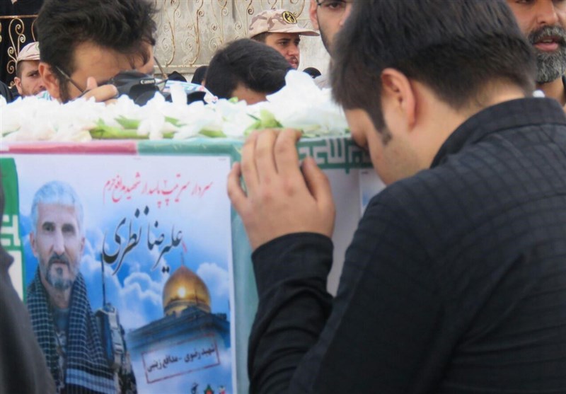 تشییع شهید بابک نوری