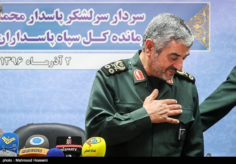 نشست خبری سرلشکر محمدعلی جعفری فرمانده کل سپاه پاسداران انقلاب اسلامی