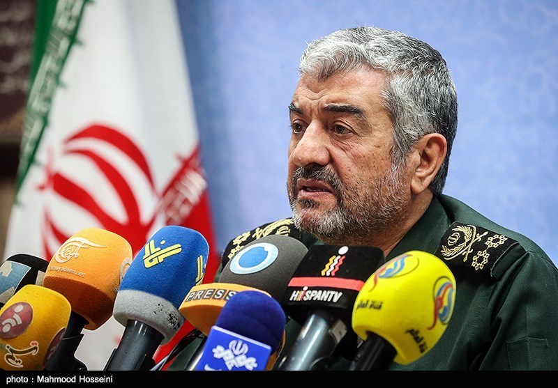 نشست خبری سرلشکر محمدعلی جعفری فرمانده کل سپاه پاسداران انقلاب اسلامی