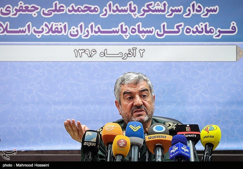 نشست خبری سرلشکر محمدعلی جعفری فرمانده کل سپاه پاسداران انقلاب اسلامی