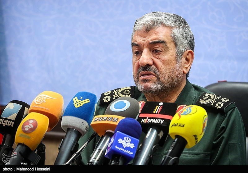 نشست خبری سرلشکر محمدعلی جعفری فرمانده کل سپاه پاسداران انقلاب اسلامی