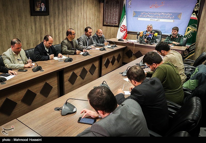 نشست خبری سرلشکر محمدعلی جعفری فرمانده کل سپاه پاسداران انقلاب اسلامی