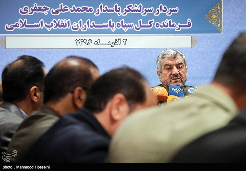 نشست خبری سرلشکر محمدعلی جعفری فرمانده کل سپاه پاسداران انقلاب اسلامی