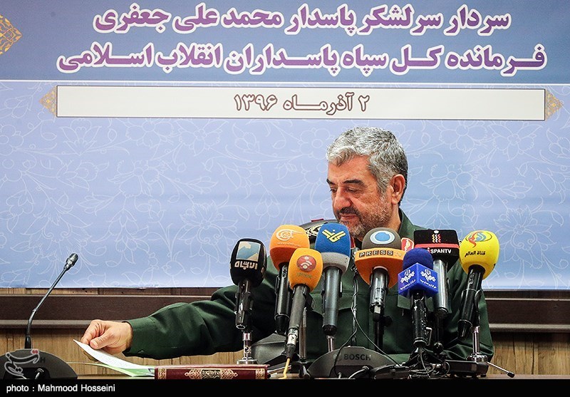 نشست خبری سرلشکر محمدعلی جعفری فرمانده کل سپاه پاسداران انقلاب اسلامی
