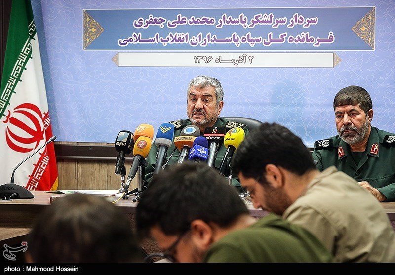 نشست خبری سرلشکر محمدعلی جعفری فرمانده کل سپاه پاسداران انقلاب اسلامی