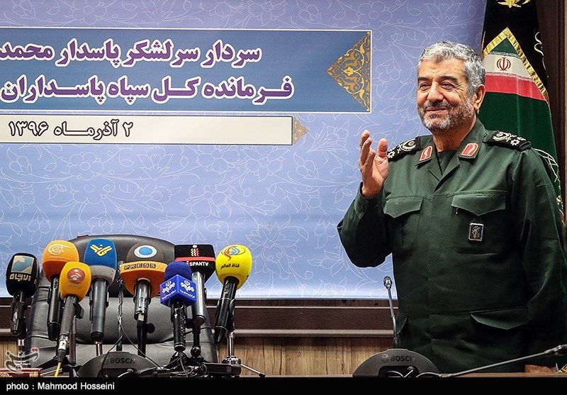 نشست خبری سرلشکر محمدعلی جعفری فرمانده کل سپاه پاسداران انقلاب اسلامی