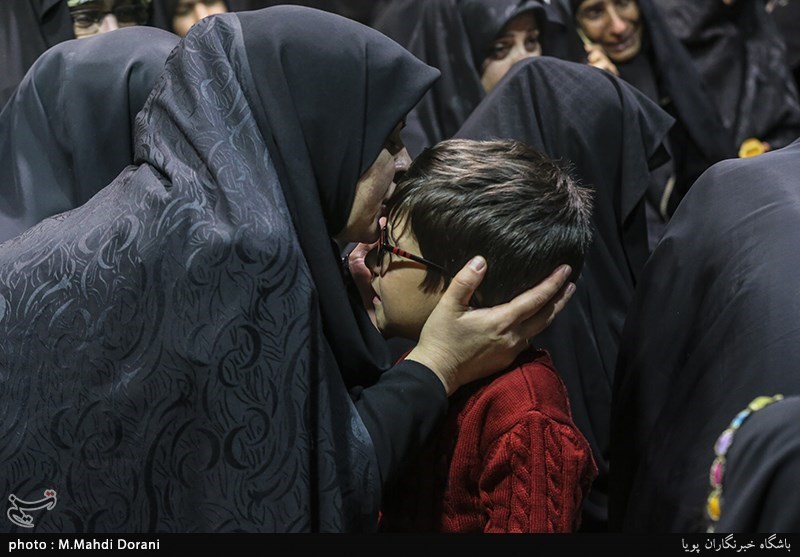 وداع با پیکر شهید مدافع حرم علیرضا جیلان