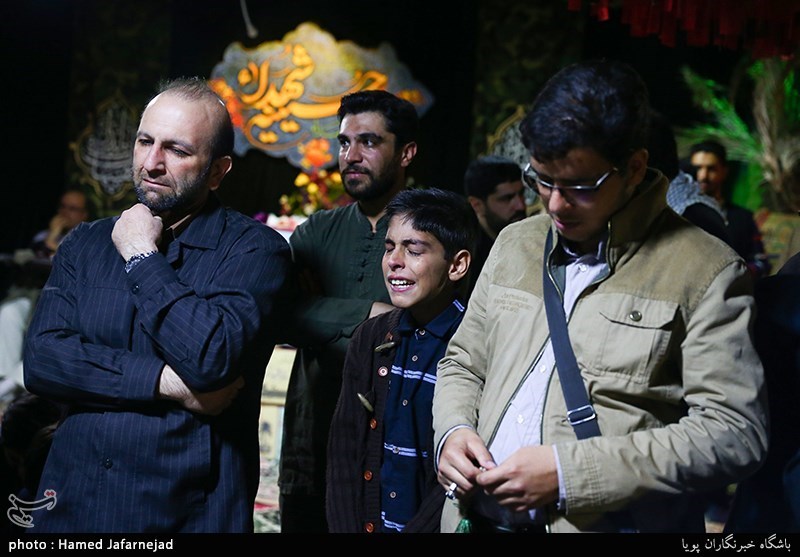 وداع با پیکر مطهر شهید مدافع حرم حمیدرضا ضیایی