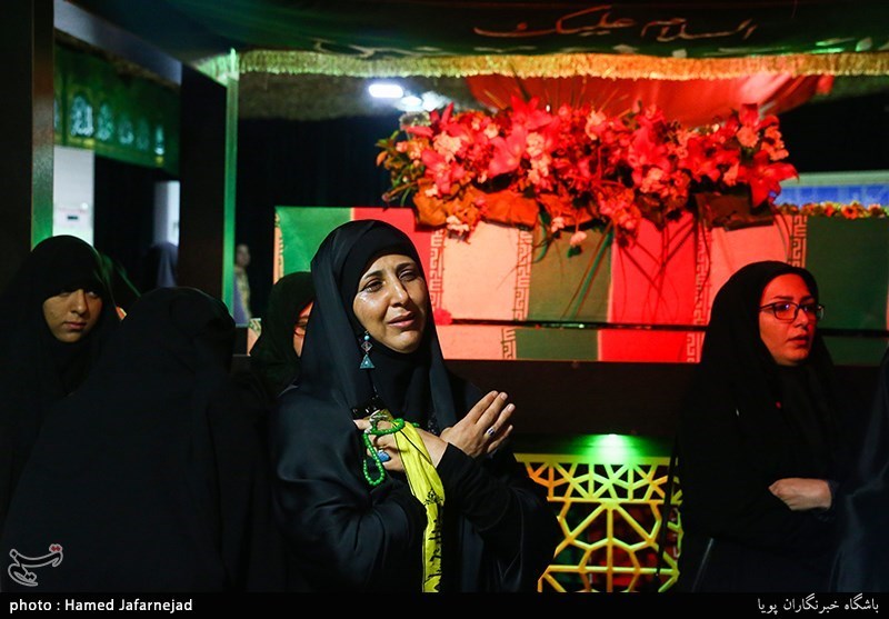 وداع با پیکر مطهر شهید مدافع حرم حمیدرضا ضیایی