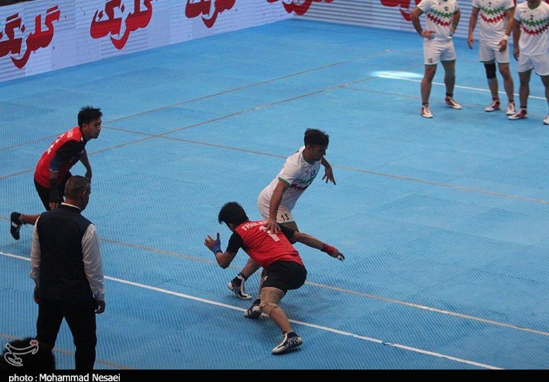 پیروزی تیم کبدی ایران برابر تایلند