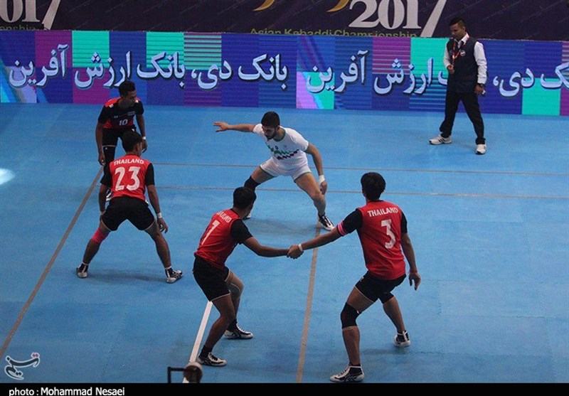 پیروزی تیم کبدی ایران برابر تایلند