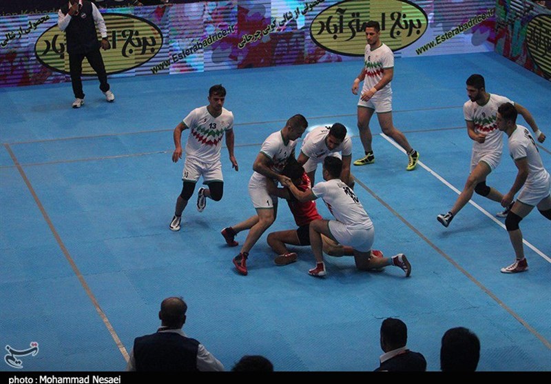 پیروزی تیم کبدی ایران برابر تایلند