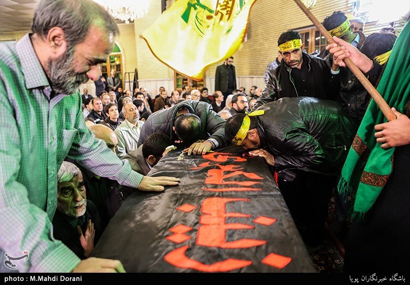 تشییع پیکر شهید مدافع حرم حمیدرضا ضیایی