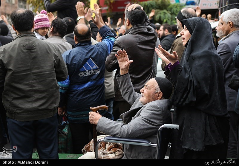 تشییع پیکر شهید مدافع حرم حمیدرضا ضیایی