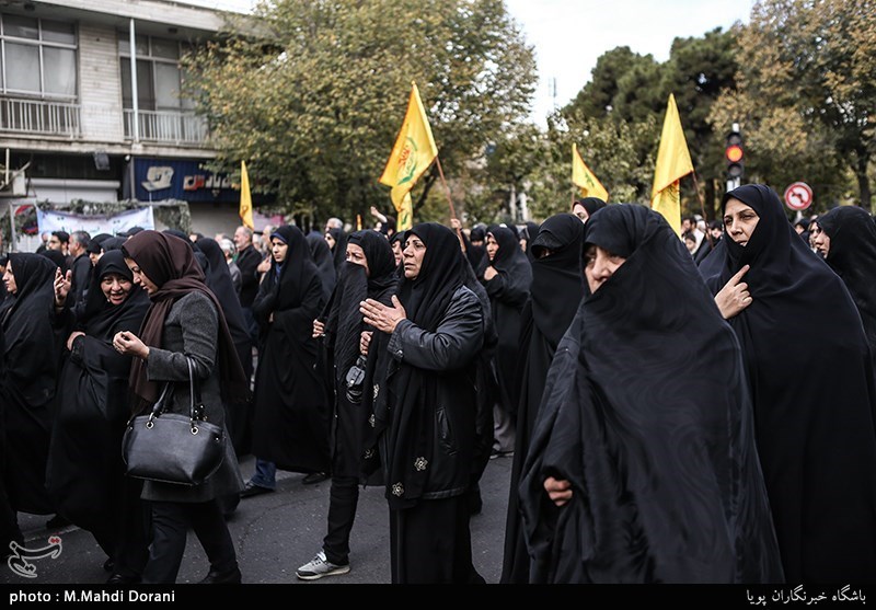 تشییع پیکر شهید مدافع حرم حمیدرضا ضیایی