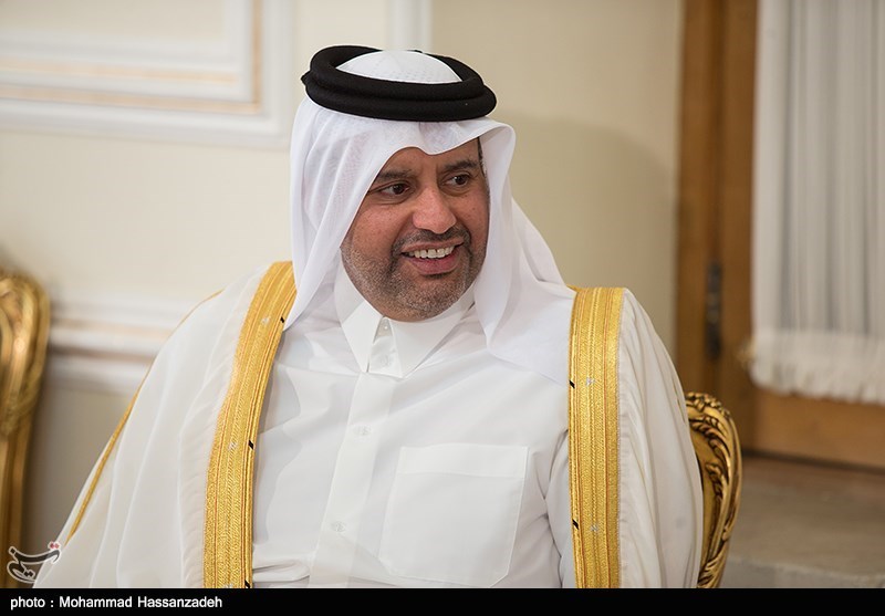 دیدار وزیر تجارت قطر با ظریف