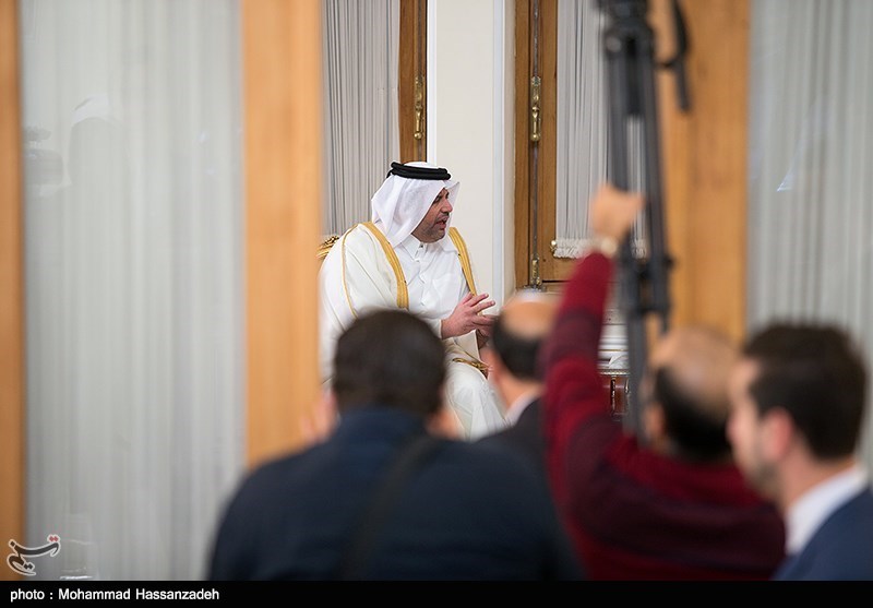 دیدار وزیر تجارت قطر با ظریف