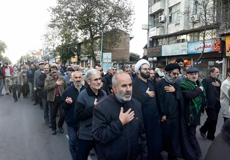 عزاداری مردم رشت در سوک امام حسن عسکری (ع)