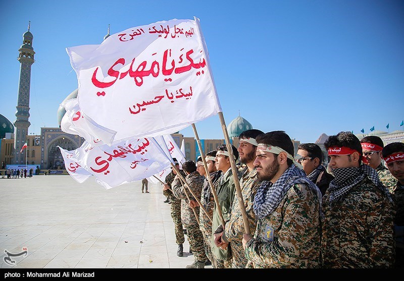 صبحگاه نیروهای مسلح استان قم 