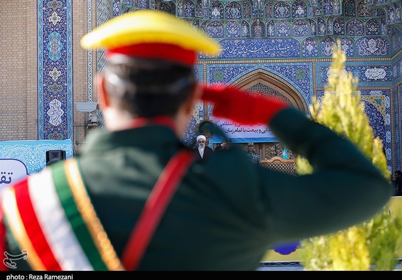 صبحگاه نیروهای مسلح استان قم 