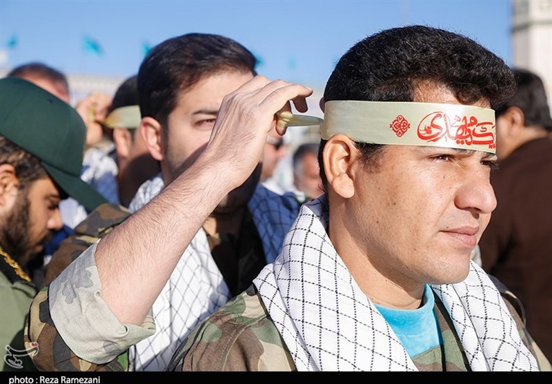 صبحگاه نیروهای مسلح استان قم 