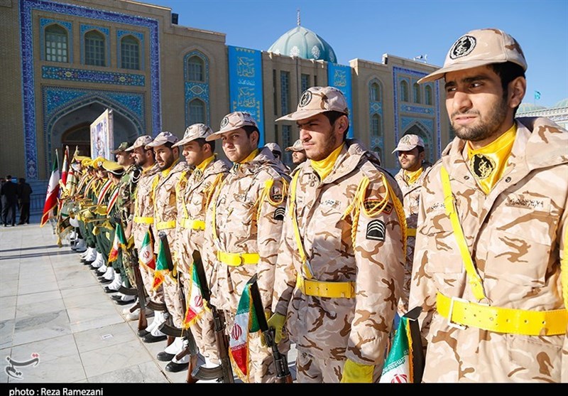 صبحگاه نیروهای مسلح استان قم 