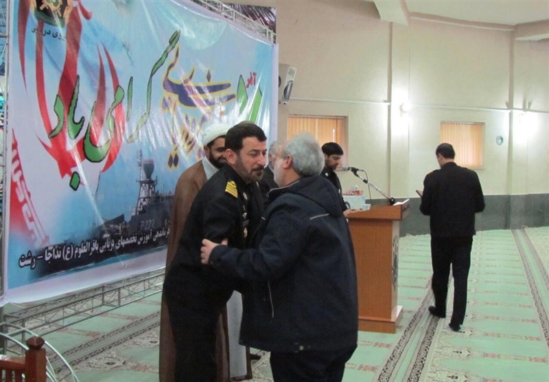 مراسم روز نیروی دریایی در رشت