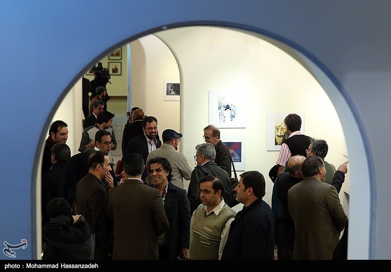 افتتاح نمایشگاه دوسالانه کاریکاتور