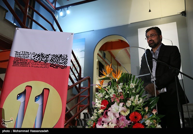 افتتاح نمایشگاه دوسالانه کاریکاتور