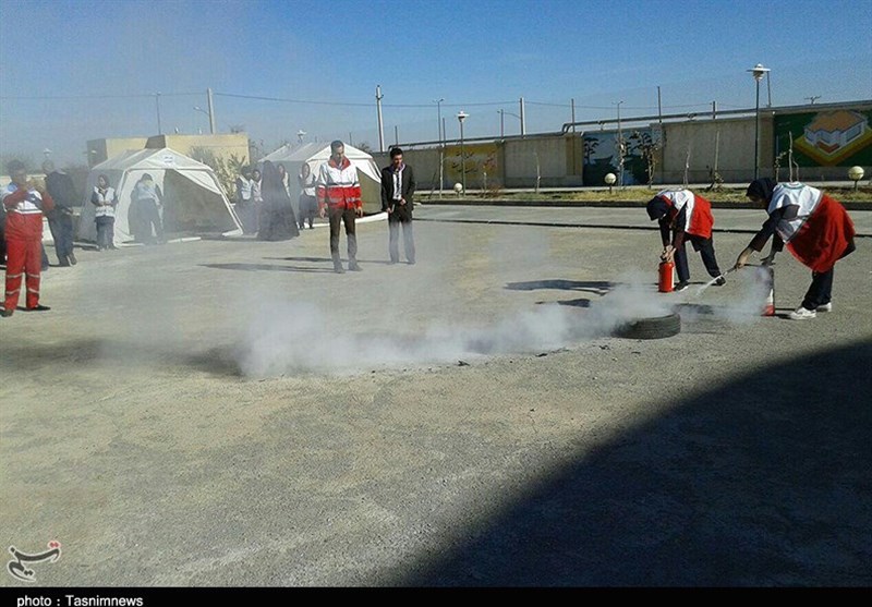 مانور زلزله/استان سمنان