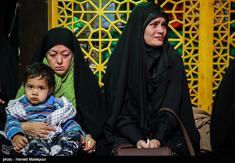 مراسم وداع با پیکر دو شهید مدافع حرم تیپ فاطمیون