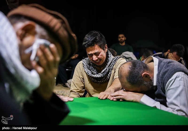 مراسم وداع با پیکر دو شهید مدافع حرم تیپ فاطمیون