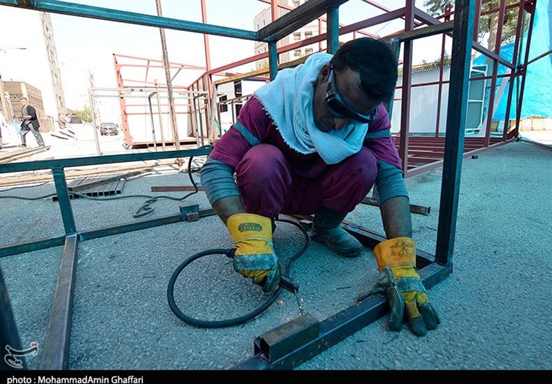 ساخت کانکس برای زلزله‌زدگان کرمانشاهی به همت خیران خوزستانی