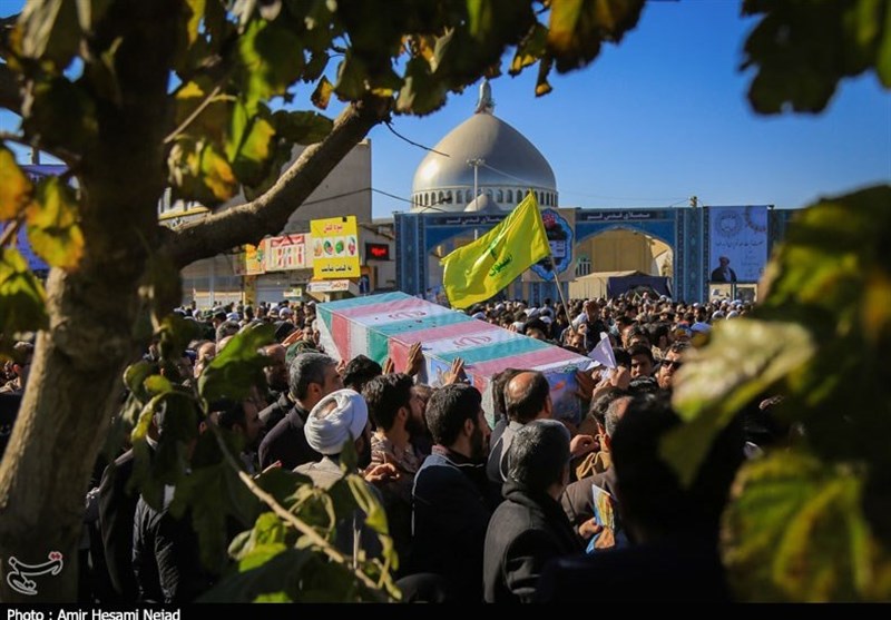 تشیع شهید مدافع حرم مجید عسکری