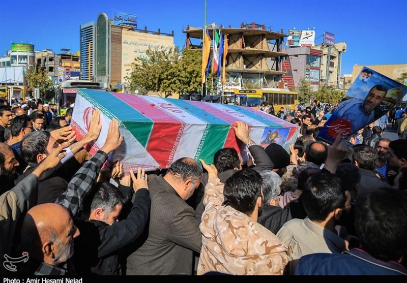 تشیع شهید مدافع حرم مجید عسکری