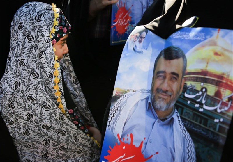 تشیع شهید مدافع حرم مجید عسکری