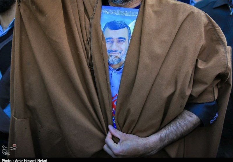 تشیع شهید مدافع حرم مجید عسکری