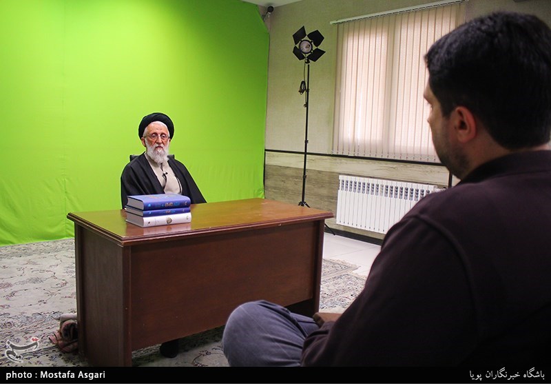 گفت وگو آیت الله سیدجمال الدین دین پرور رییس بنیاد ملی نهج البلاغه