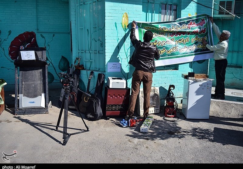 کشف اموال مسروقه توسط نیروی انتظامی اهواز