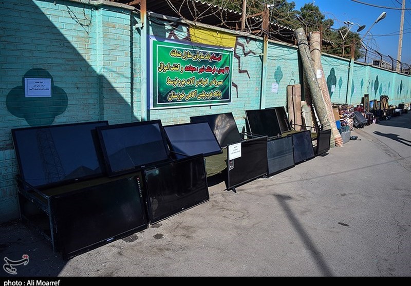 کشف اموال مسروقه توسط نیروی انتظامی اهواز