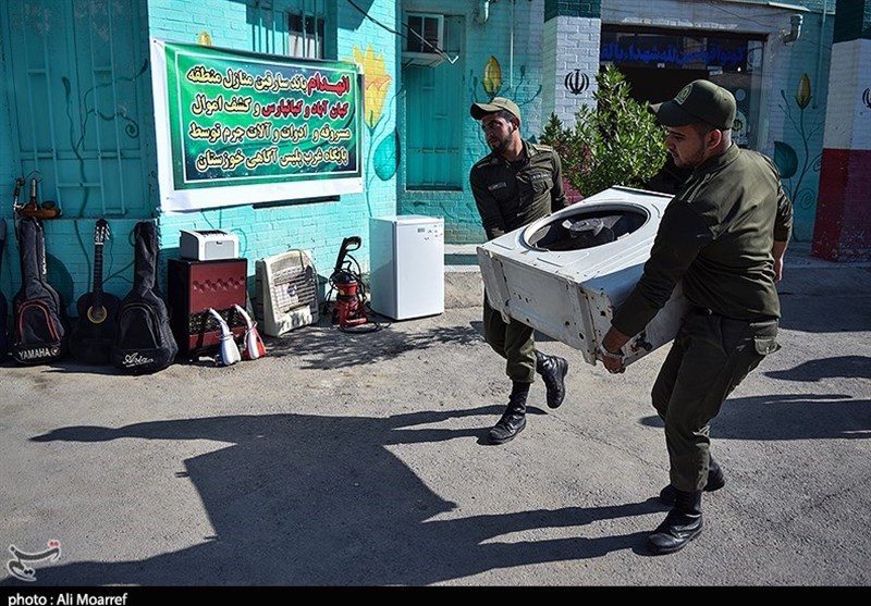 کشف اموال مسروقه توسط نیروی انتظامی اهواز