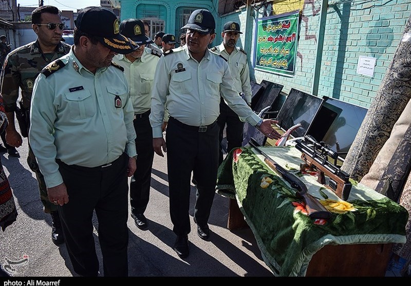 کشف اموال مسروقه توسط نیروی انتظامی اهواز