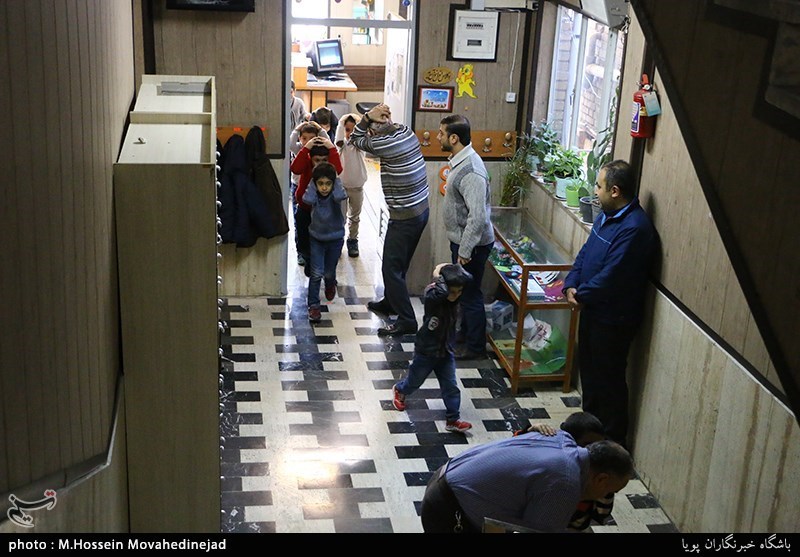 مانور زلزله در مدرسه رفاه